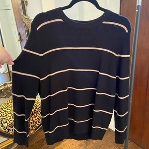 Black and Tan striped sweater